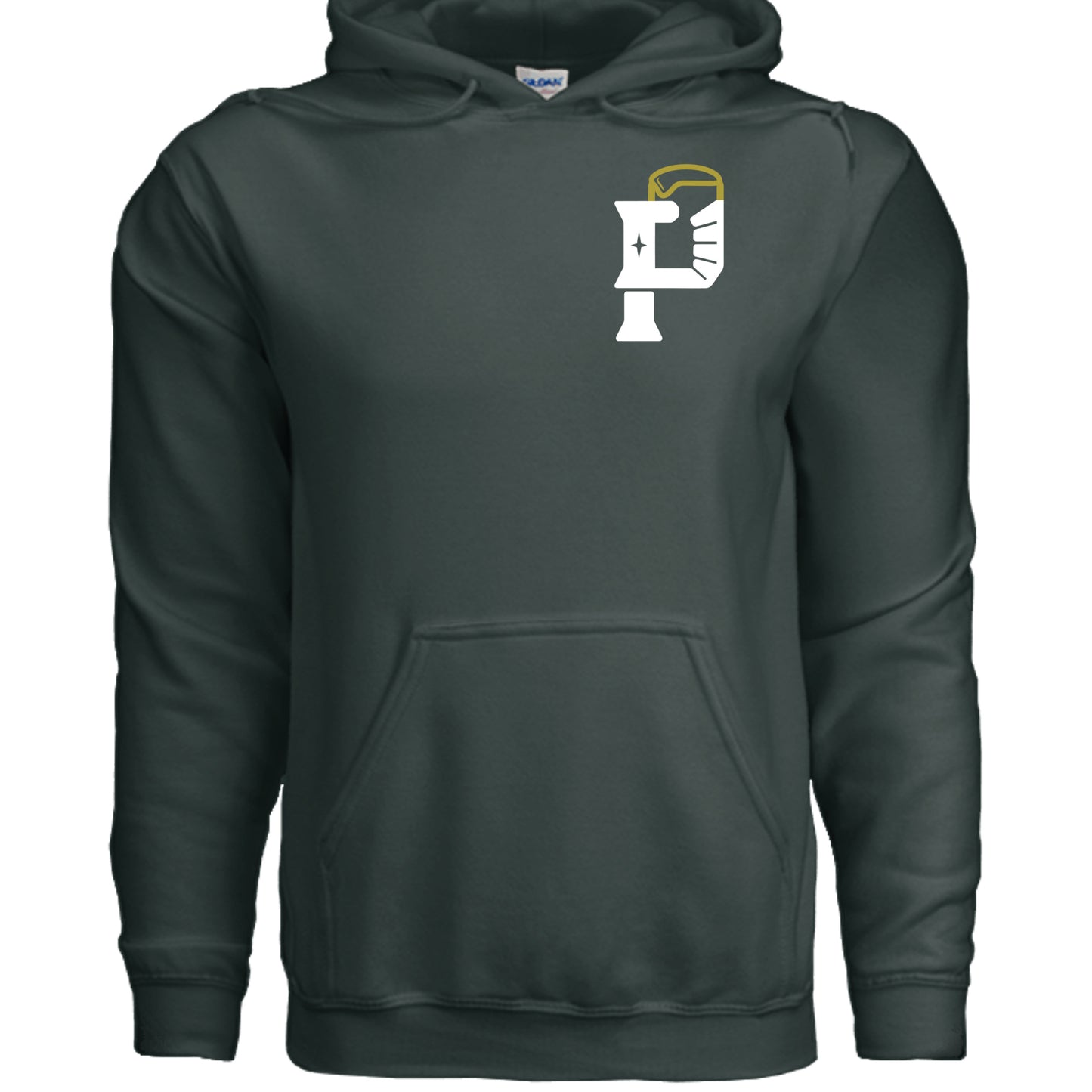Fan Charcoal Heather - G185 - FRONT